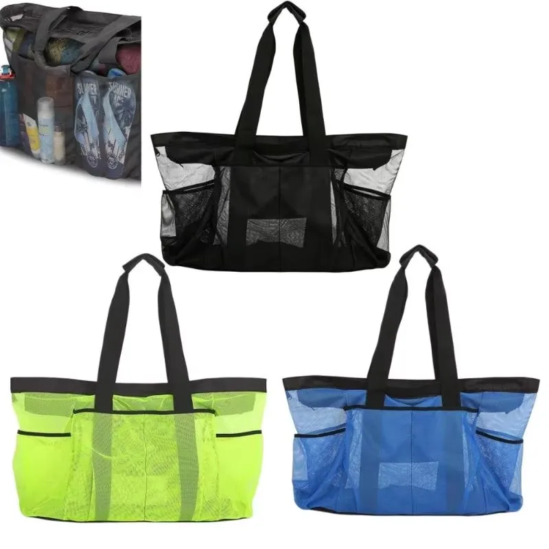 1pc Extra Large Mesh Beach Bag - Tote Bag Beach 评论和价格